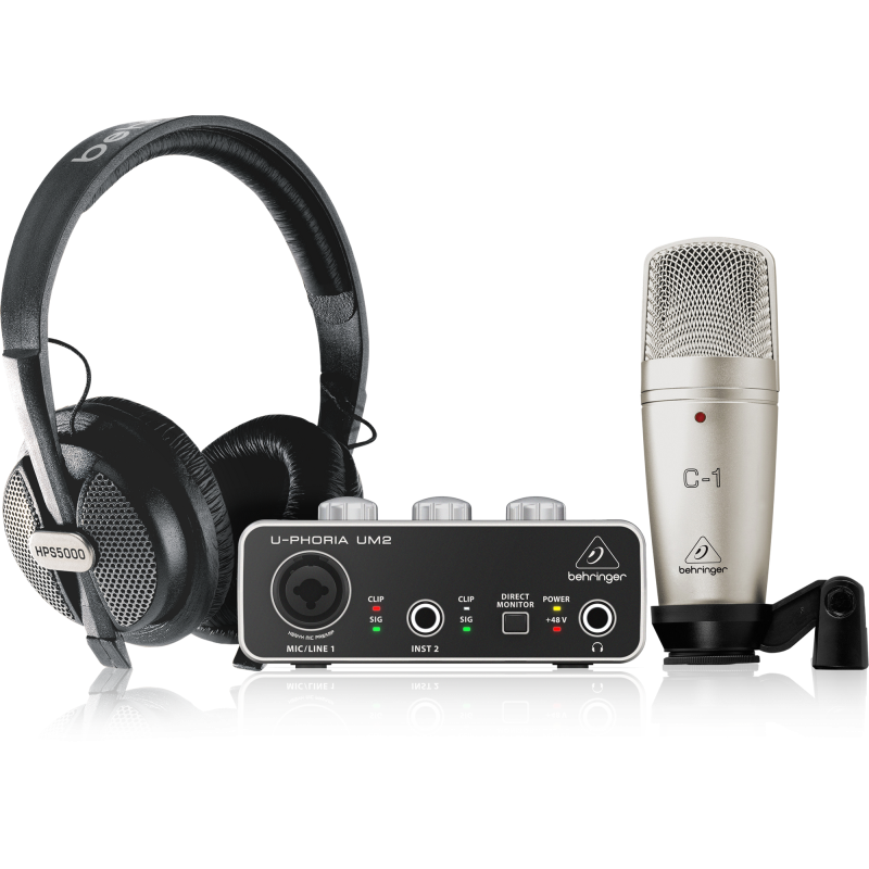 BEHRINGER U-PHORIA STUDIO / Kayıt Paketi 1