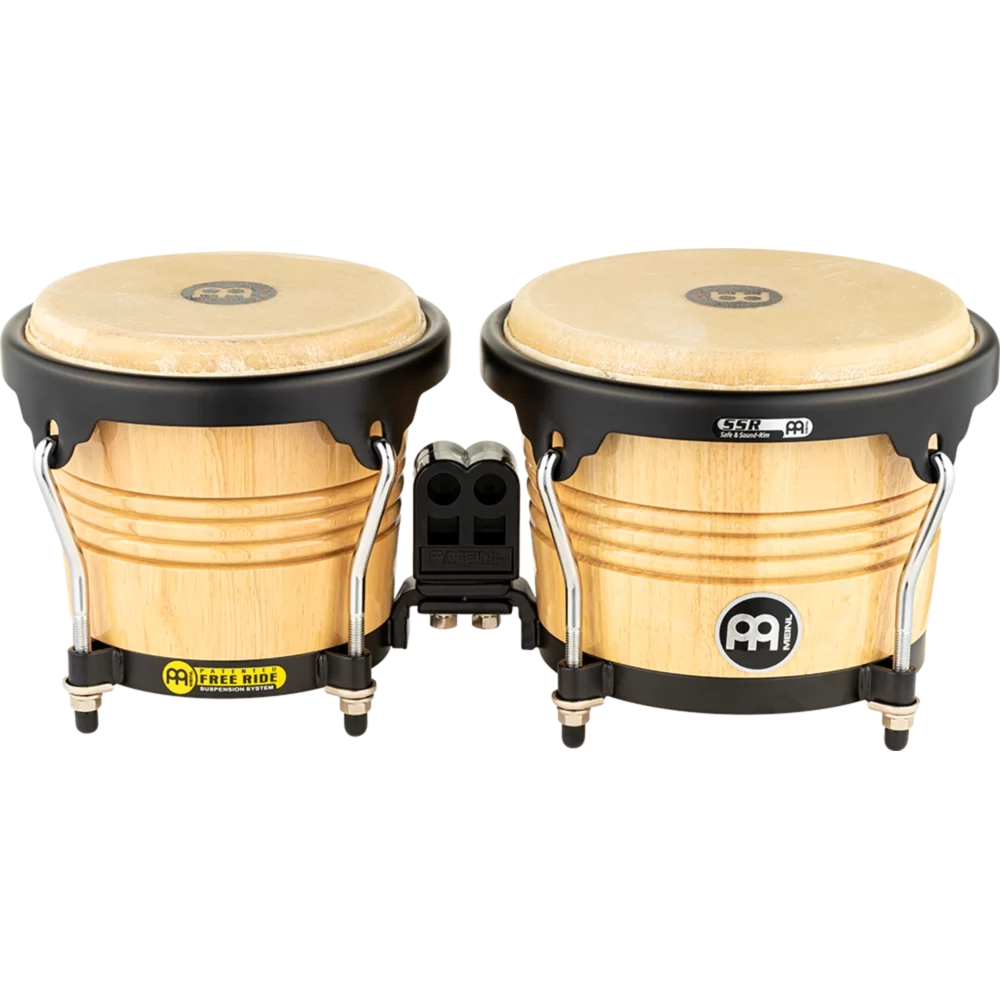 Meinl FWB190NT Free Ride Series 6.75" / 8" Bongo Set (Natural) 3