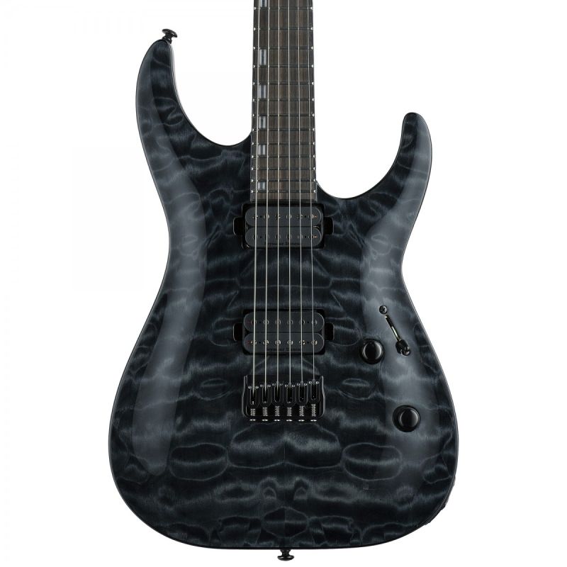 ESP LTD H-1001 See Thru Black Elektro Gitar 1