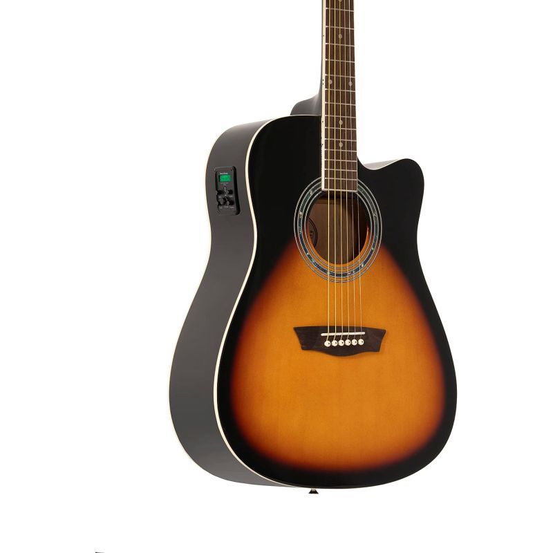 Washburn WA90CEVSB Elektro Akustik Gitar 3