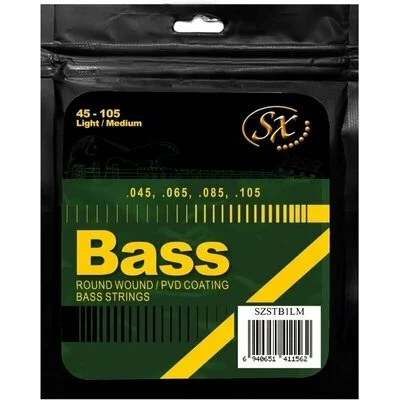 SX SZSTB1LM Light Top Medium Bottom Bas Gitar Teli (045-0.0105) 2