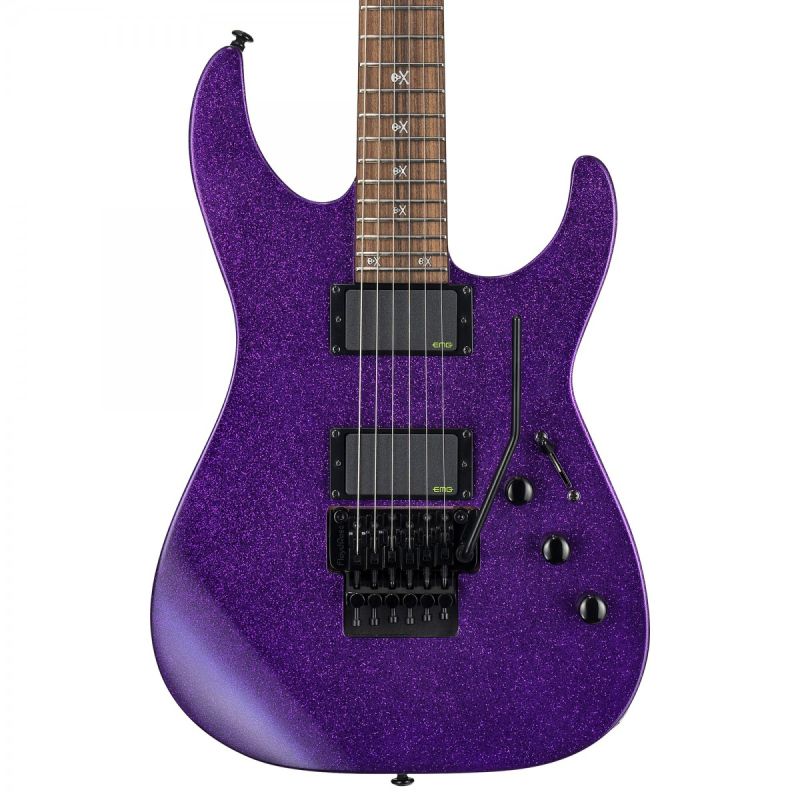 ESP LTD KH-602 Purple Sparkle Kirk Hammett Signature Elektro Gitar 1