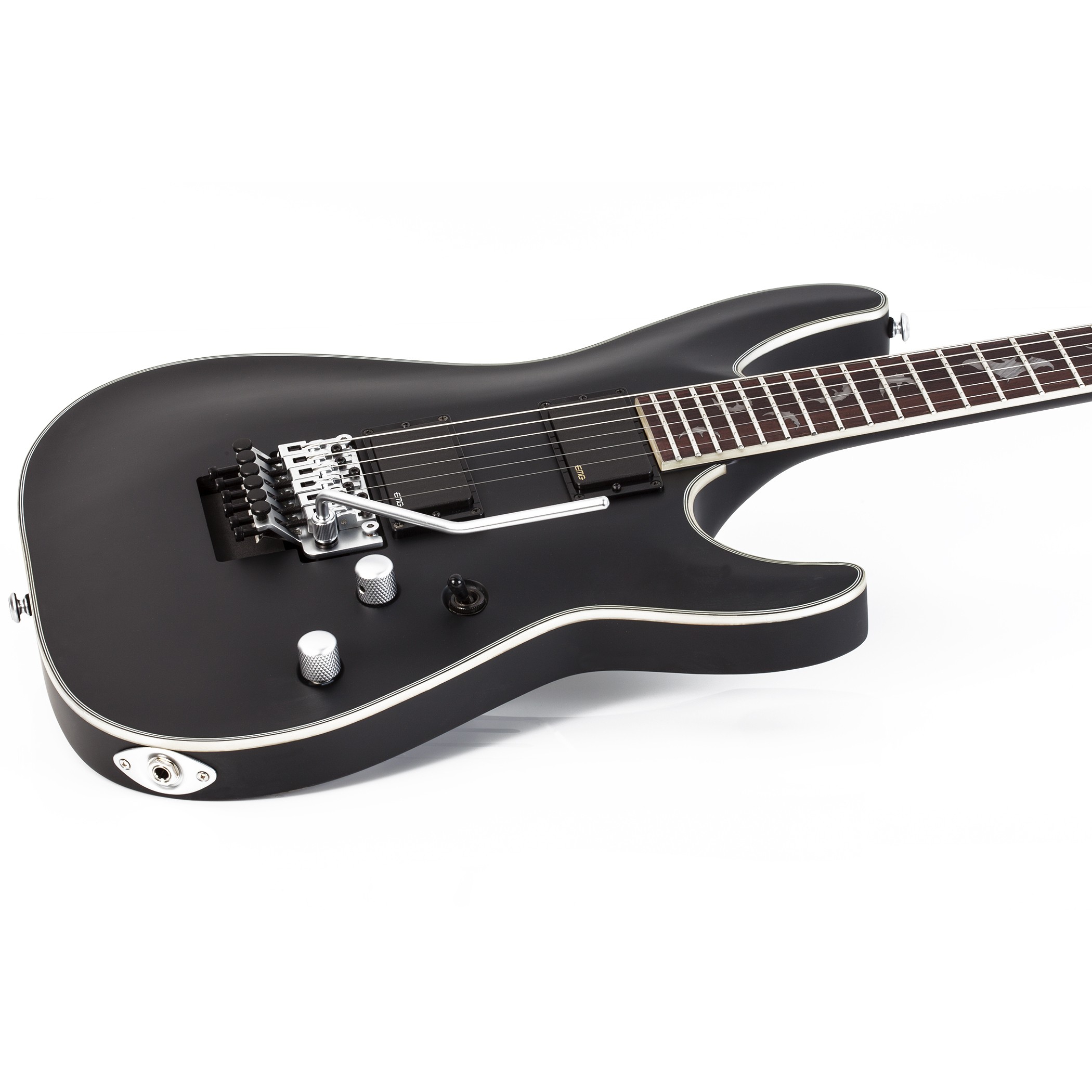Schecter Damien Platinum 6 FR Elektro Gitar (Mat Siyah) 3