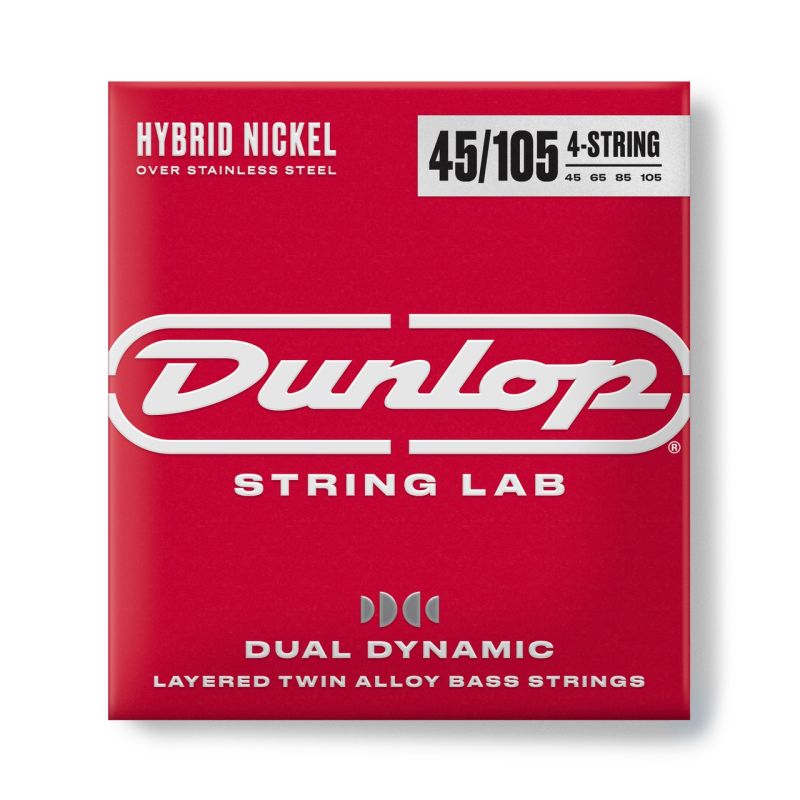 Jim Dunlop DBHYN45105 Hybrid Nickel Bas Gitar Teli  (45-105) 1