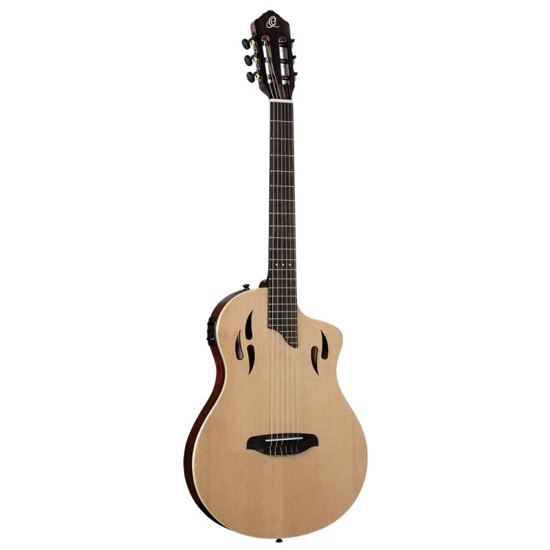 Ortega TourPlayer RTPSTD-NAT Elektro Klasik Gitar (Natural) 1