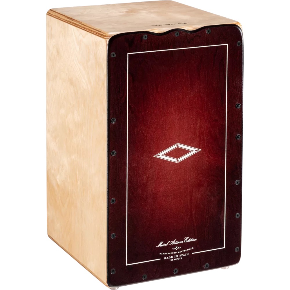 Meinl AETLRF Line Artisan Edition Flamenco Solea Line Cajon (Dark Red Burst) 1