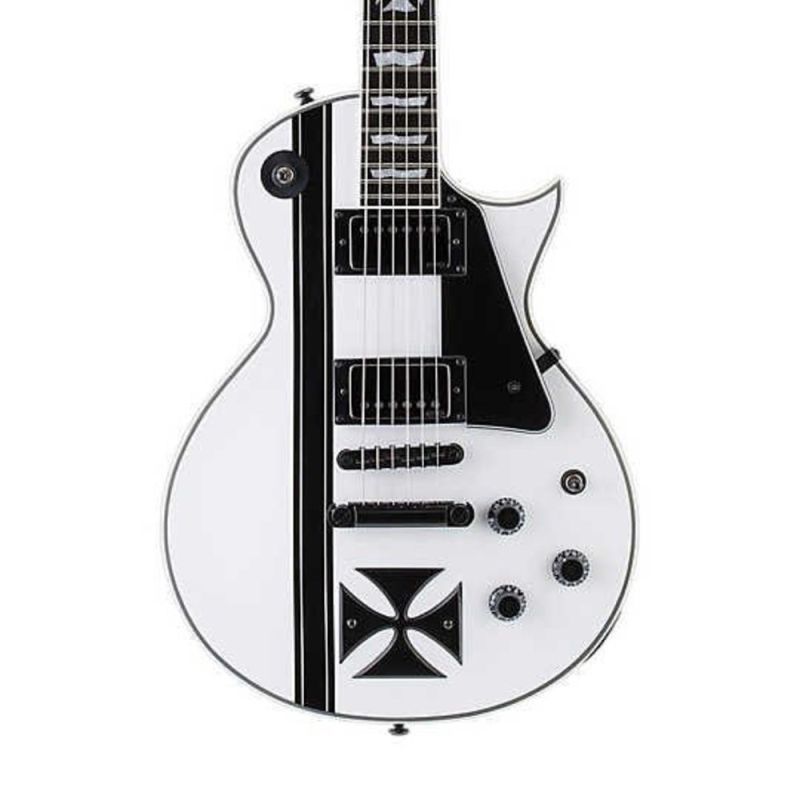 ESP LTD James Hetfield Signature Iron Cross Snow White Elektro Gitar 1