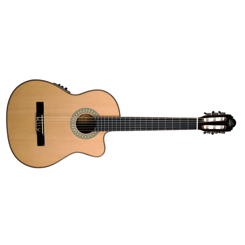 Solares SCR100CTNEQ Elektro Klasik Gitar 2