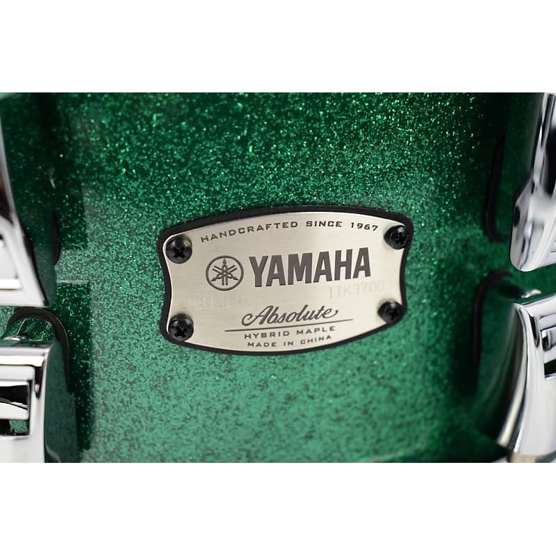 Yamaha Absolute Akçaağaç Hybrid 14"x6" Trampet (Jade Green Sparkle) 4
