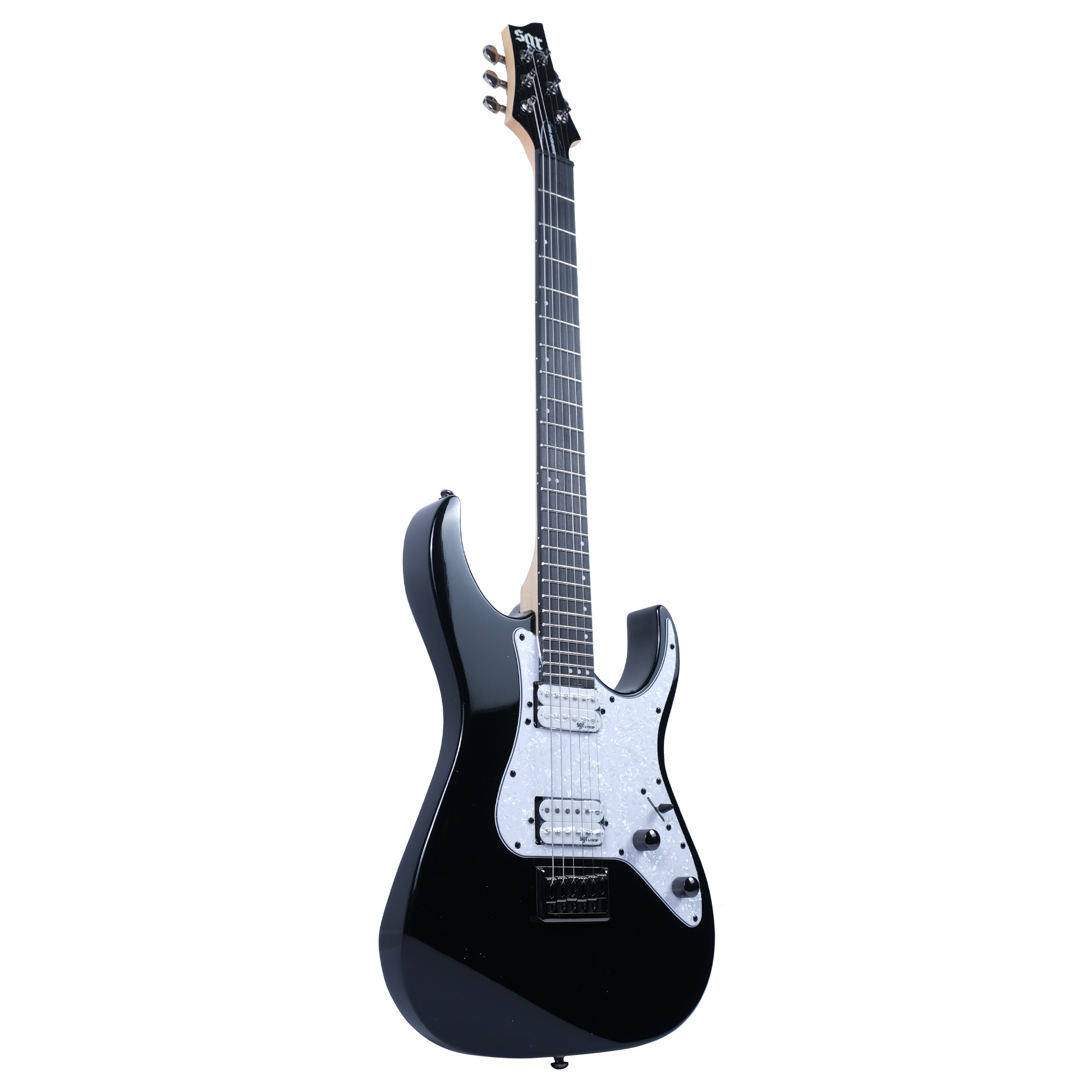 Schecter BANSHEE-6 SGR Elektro Gitar (Siyah-Beyaz) 4