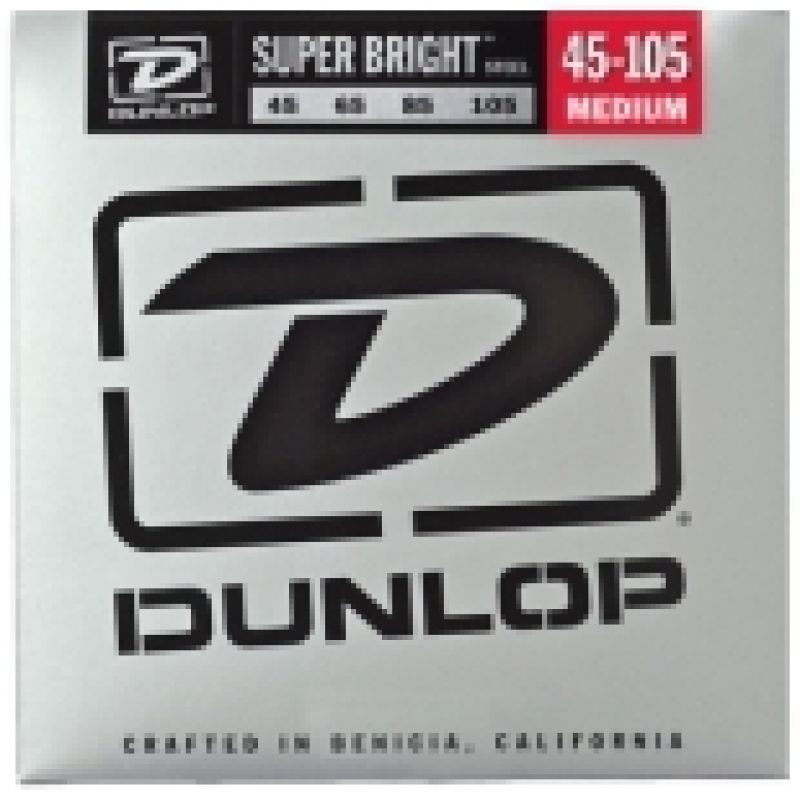 Jim Dunlop DBSBS45105 Super Bright 4 Telli Bas Gitar Teli (45-105) 1