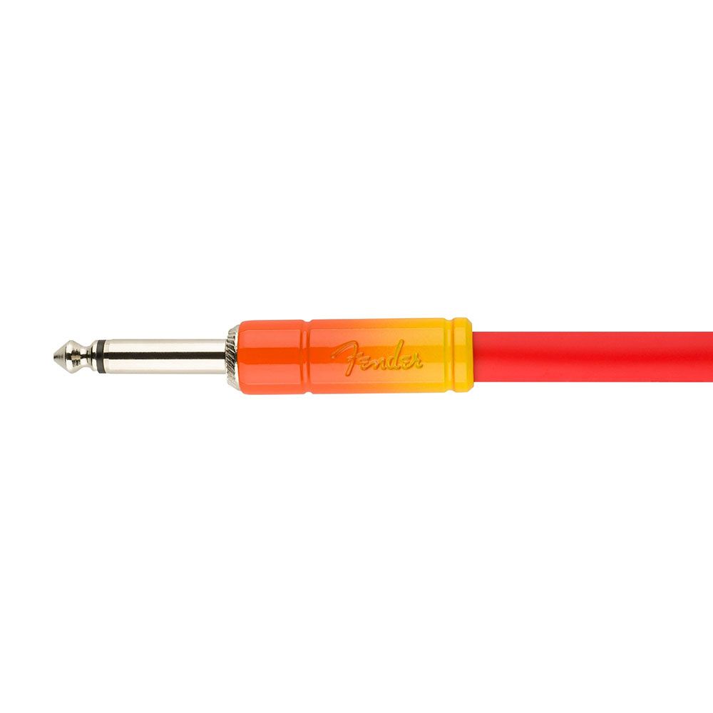 Fender Ombré Düz/Düz Uçlu 3m Tequila Sunrise Enstrüman Kablosu 3