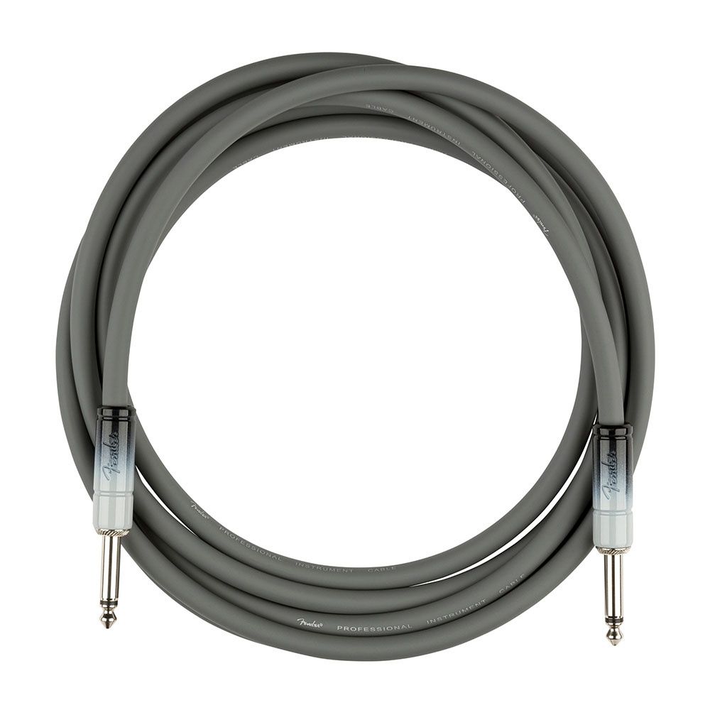 Fender Ombré Düz/Düz Uçlu 3m Silver Smoke Enstrüman Kablosu 1