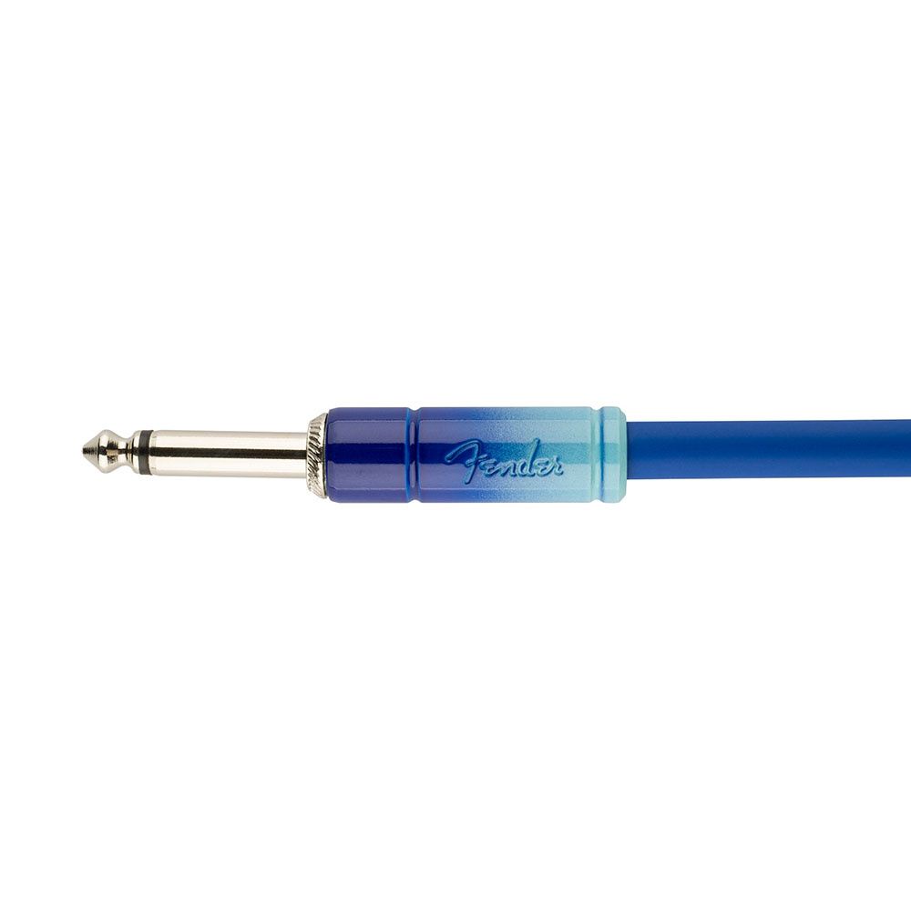 Fender Ombré Düz/Düz Uçlu 3m Belair Mavi Enstrüman Kablosu 3