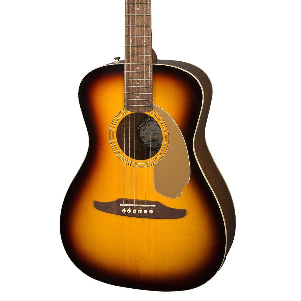 Fender Malibu Player Sunburst Elektro Akustik Gitar 3