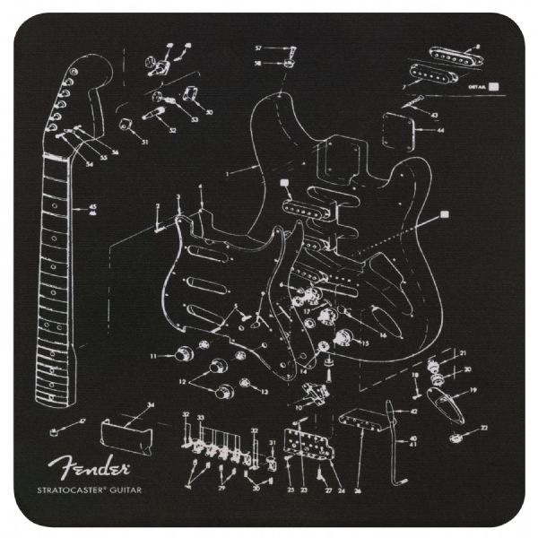 Fender Exploded Strat Mousepad 1