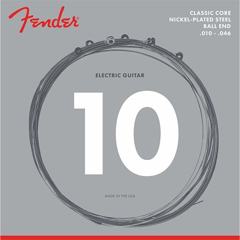 Fender Classic Core 255R Nickel-Plated Steel Ball Ends .010-.046 Elektro Gitar Teli 1