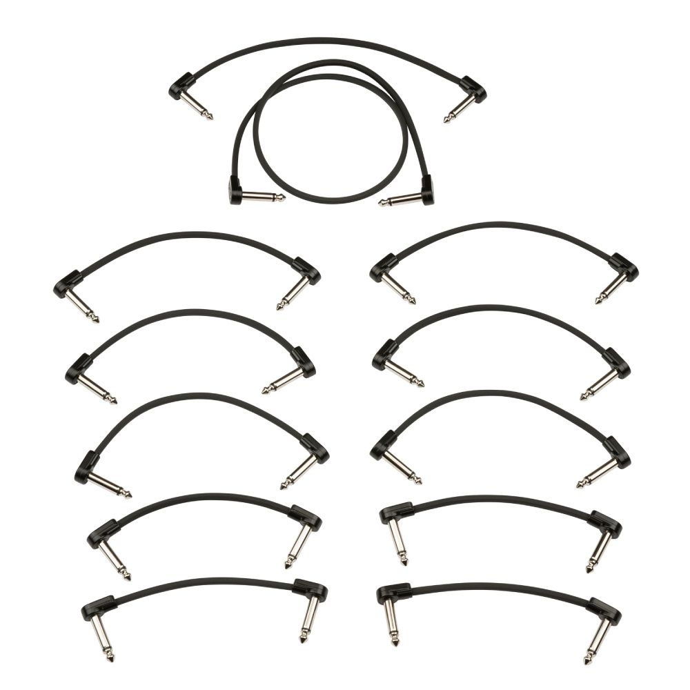 Fender Blockchain Patch Cable Kit Medium Siyah Patch Kablosu 1