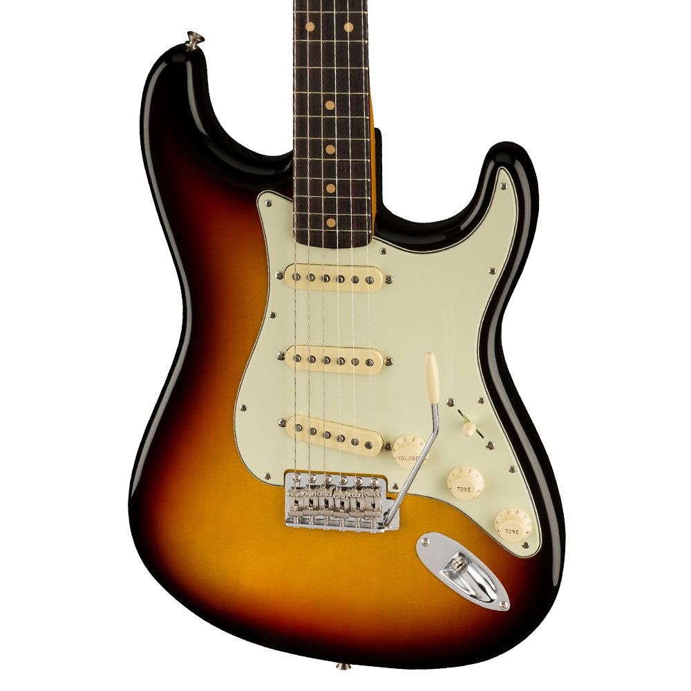 Fender American Vintage II 1961 Stratocaster Gülağacı Klavye 3-Color Sunburst Elektro Gitar 3
