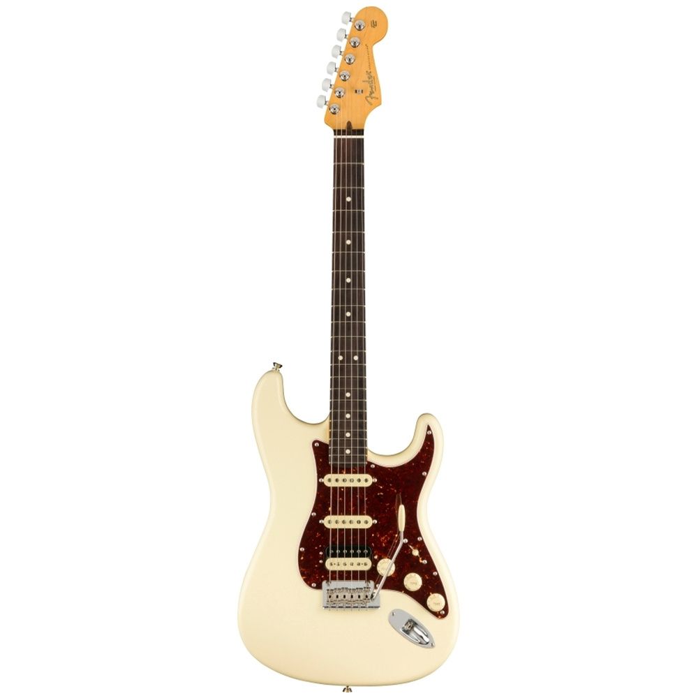Fender American Professional II Stratocaster HSS Gülağacı Klavye Olympic White Elektro Gitar 1