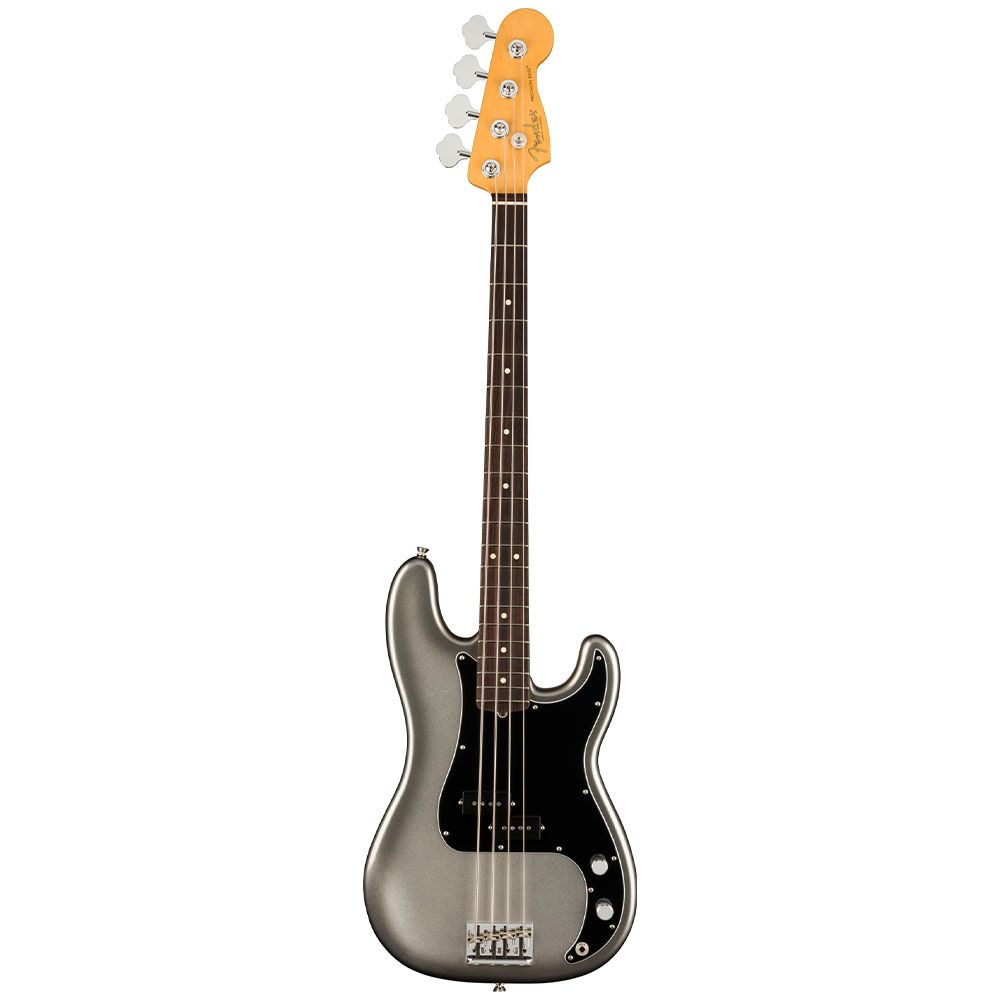 Fender American Professional II Precision Bass Gülağacı Klavye Mercury Bas Gitar 1