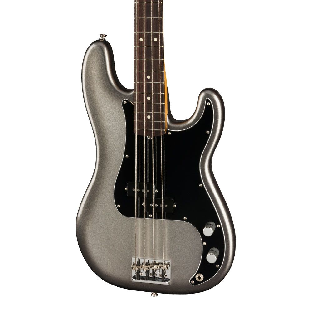 Fender American Professional II Precision Bass Gülağacı Klavye Mercury Bas Gitar 3
