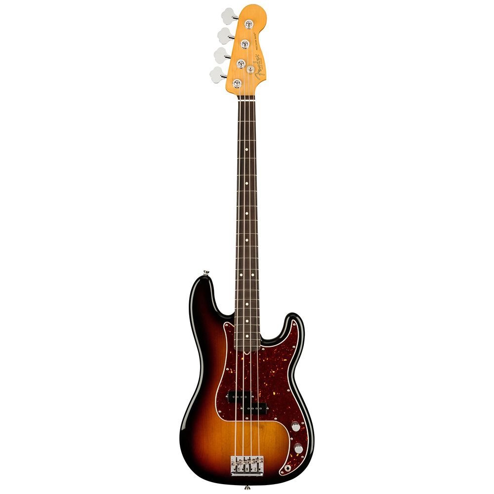 Fender American Professional II Precision Bass Gülağacı Klavye 3-Color Sunburst Bas Gitar 1
