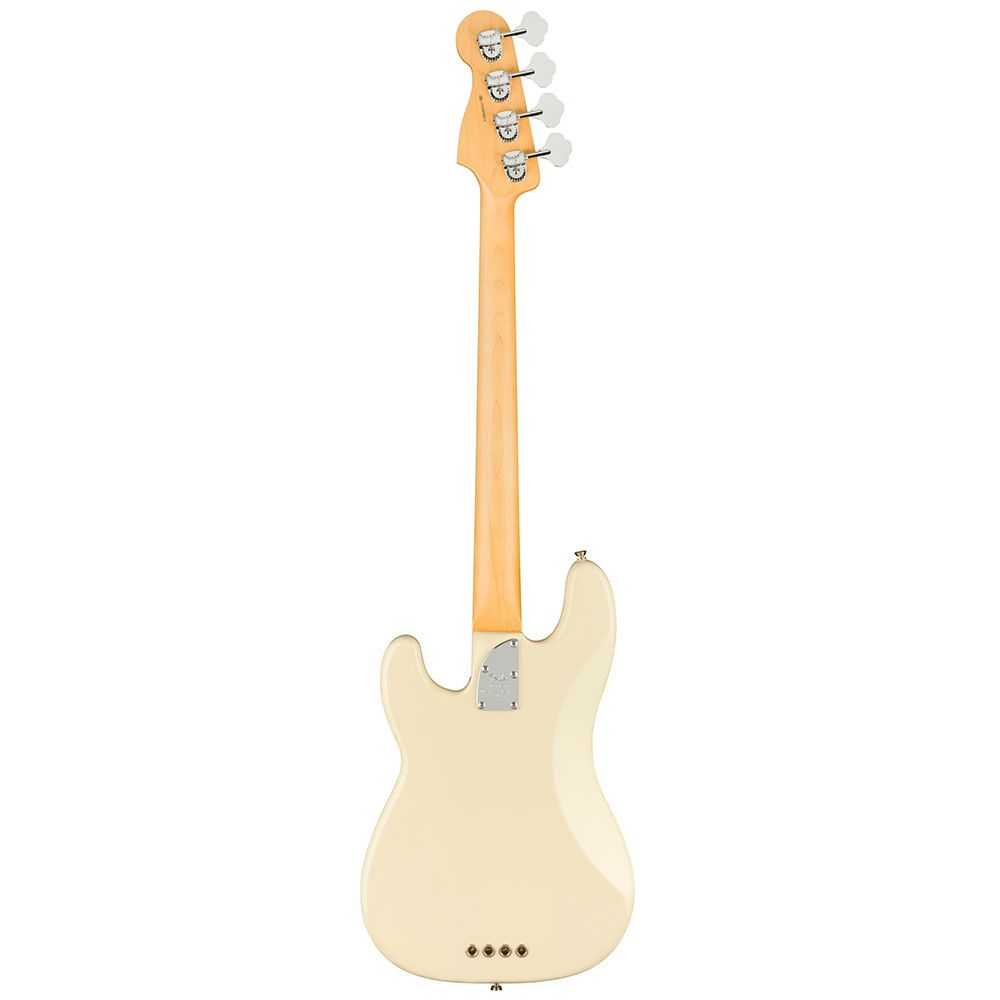 Fender American Professional II Precision Bass Akçaağaç Klavye Olympic White Bas Gitar 2