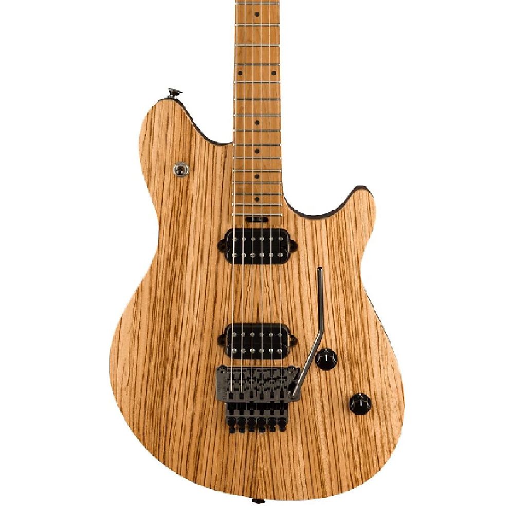 EVH Wolfgang WG Standard Exotic Zebrawood Baked Akçaağaç Klavye Natural Elektro Gitar 4