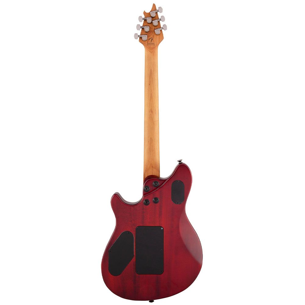 EVH Wolfgang WG Standard Exotic Spalted Maple Baked Akçaağaç Klavye Natural Elektro Gitar 3