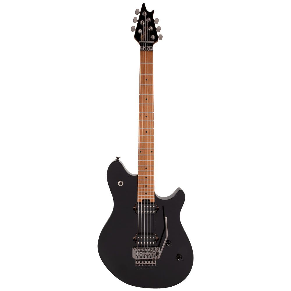 EVH Wolfgang WG Standard Baked Akçaağaç Klavye Gloss Black Elektro Gitar 1