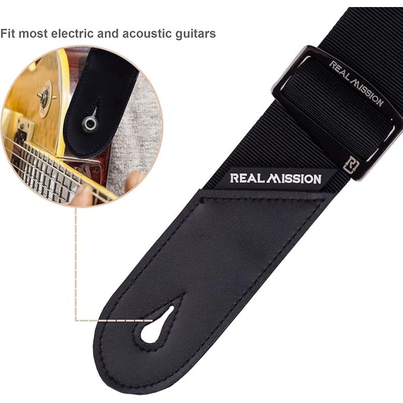 Real Mission Amanda Gray Gitar Askısı 3