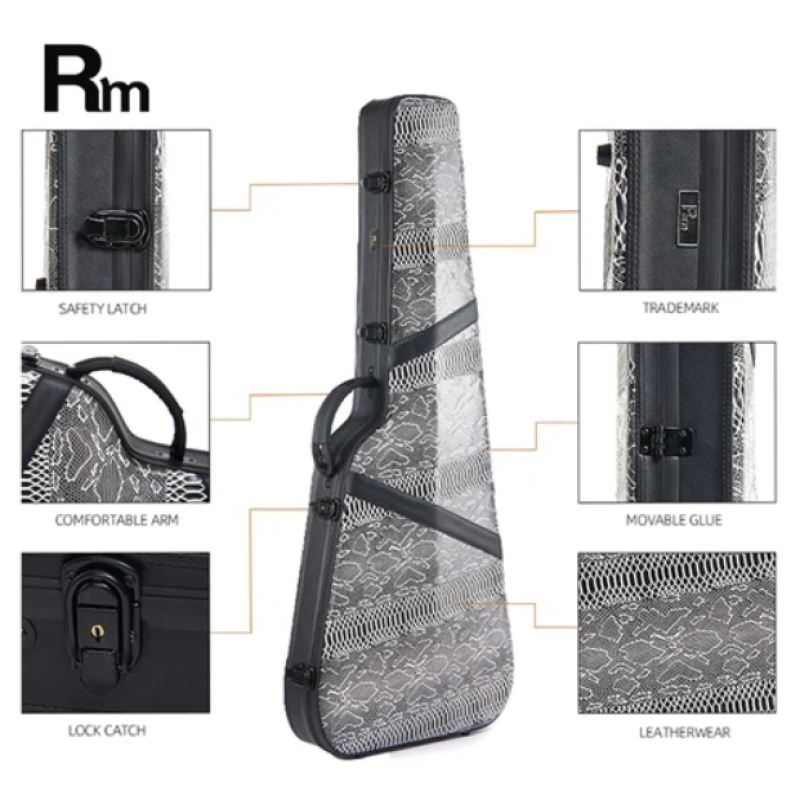 Real Mission Venüs fiberglas Elektro Gitar Hardcase 2