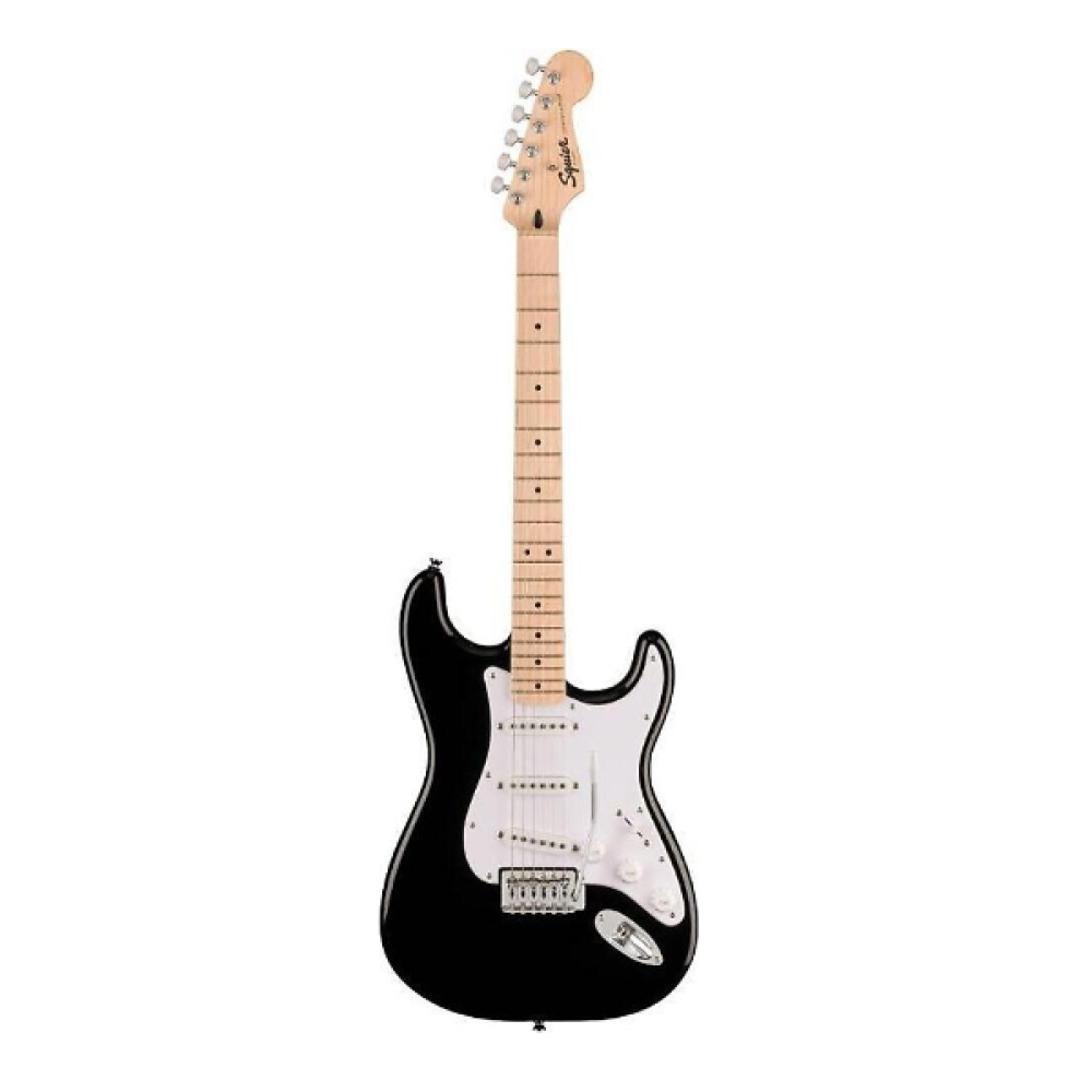 Squier Sonic Stratocaster Akçaağaç Klavye WPG Black Elektro Gitar 1