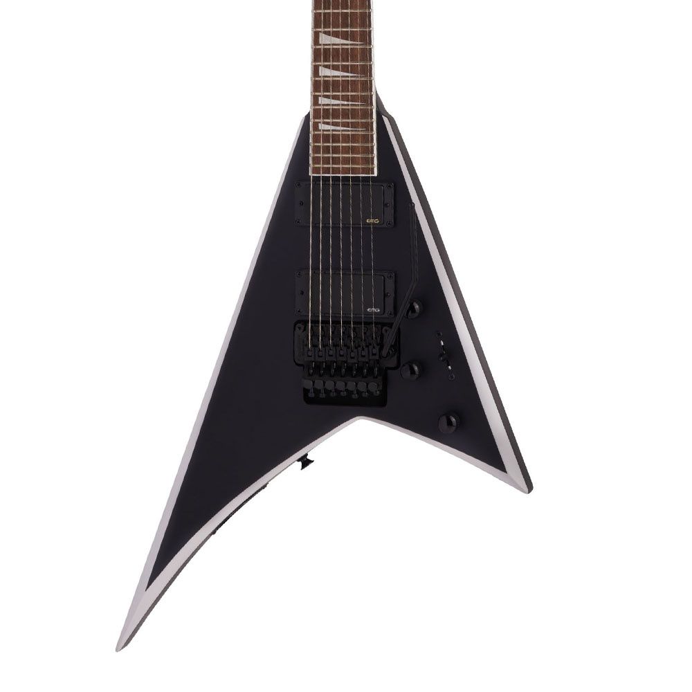 Jackson X Rhoads RRX24-MG7 Laurel Klavye Satin Black with Primer Gray Bevels Elektro Gitar 3