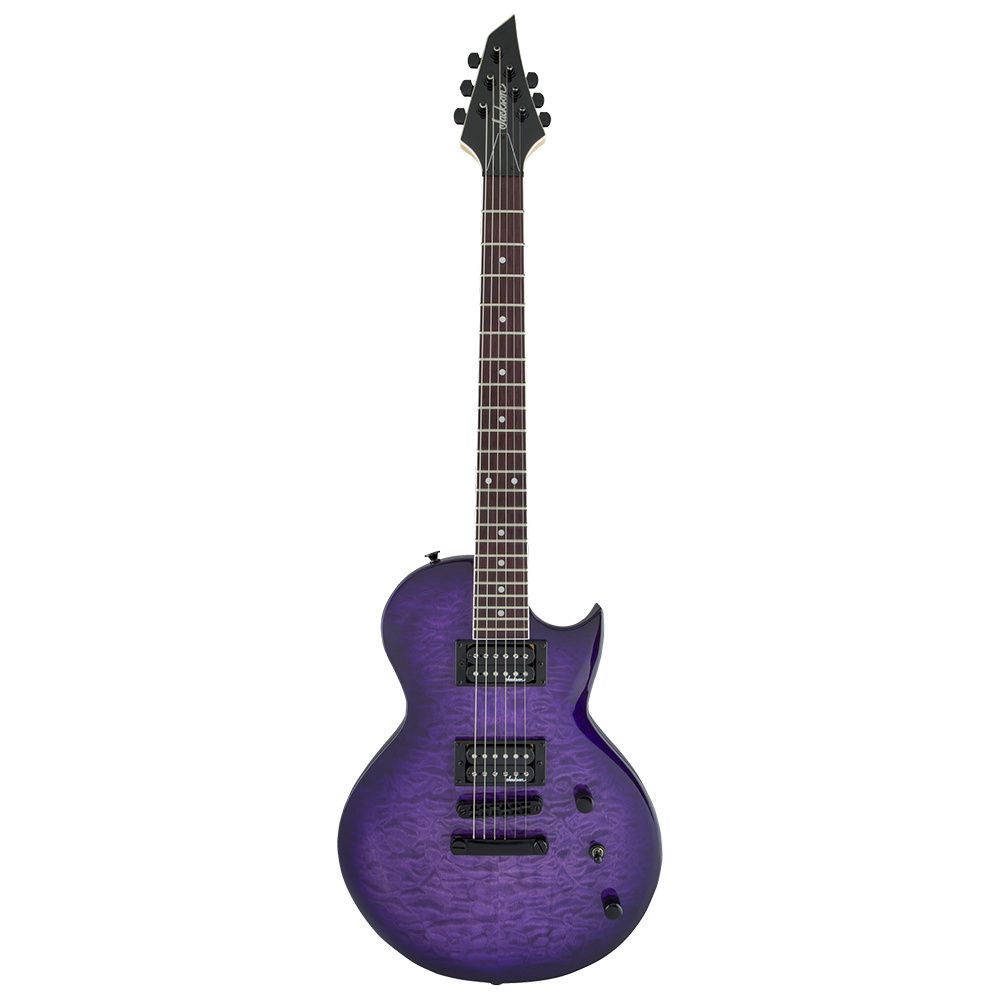 Jackson JS Monarkh SC JS22Q Amaranth Klavye Transparent Purple Burst Elektro Gitar 1