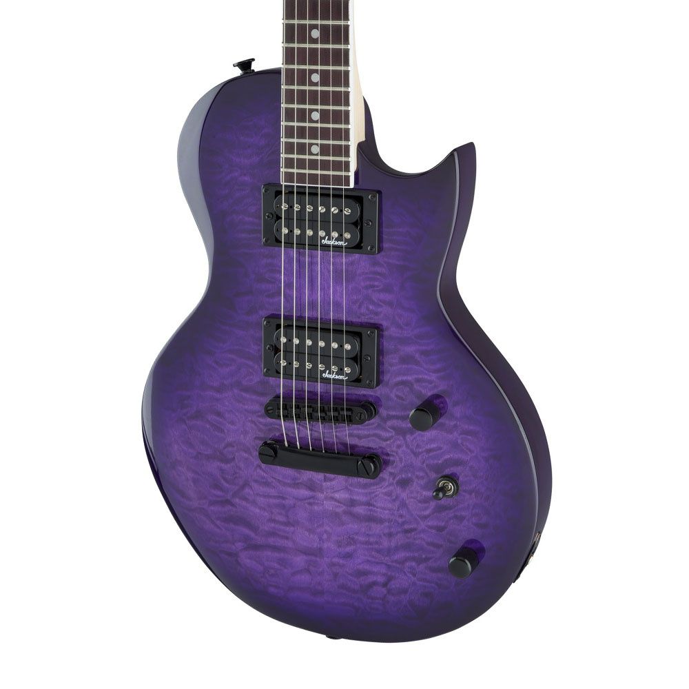 Jackson JS Monarkh SC JS22Q Amaranth Klavye Transparent Purple Burst Elektro Gitar 3