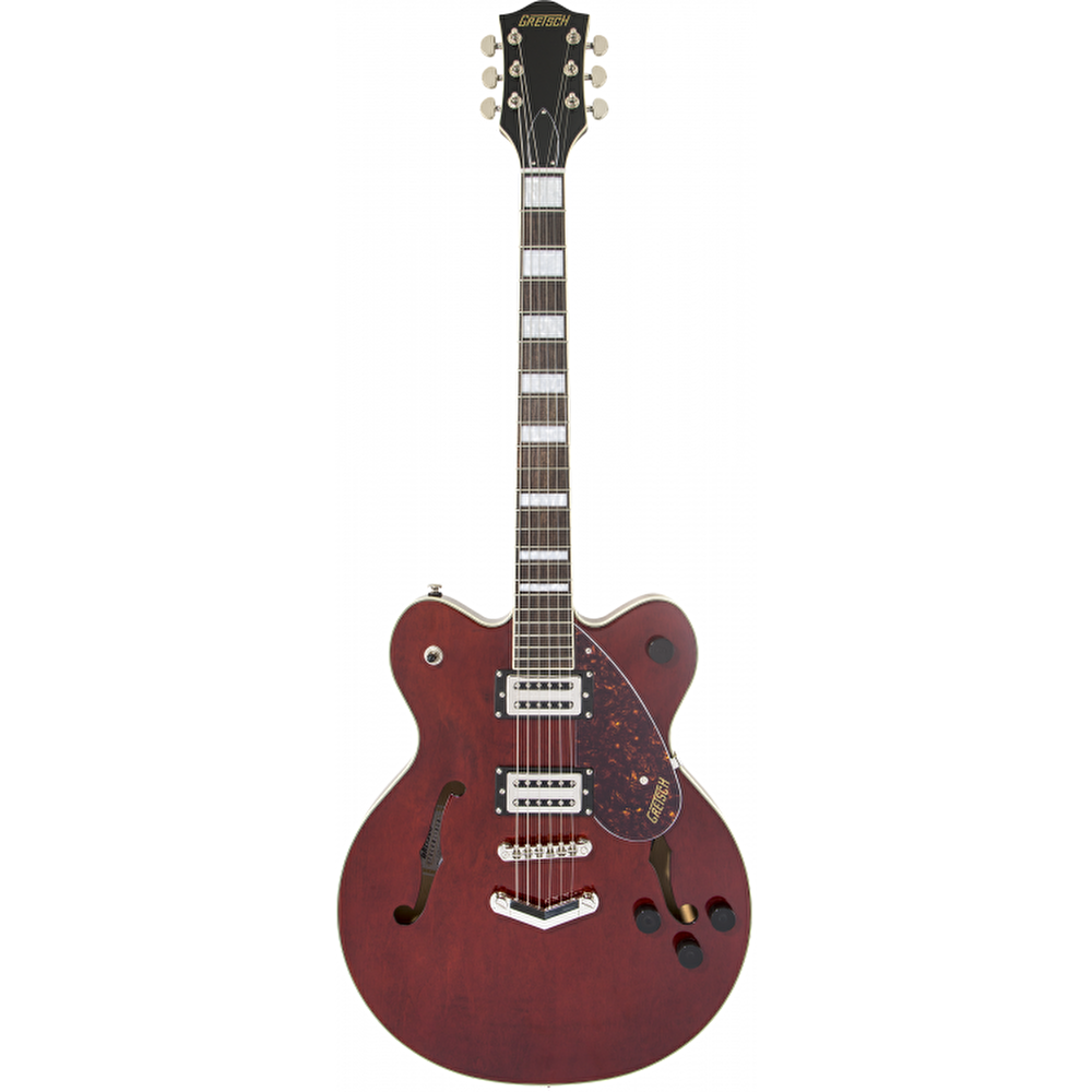 Gretsch G2622 Streamliner Center Block Double-Cut V-Stoptail Laurel Klavye BroadTron BT-2S Pickups Walnut Stain Elektro Gitar 1