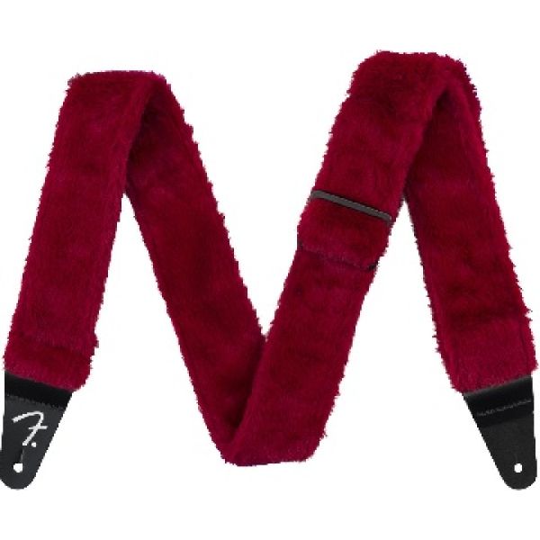 Fender Poodle Plush Red Gitar Askısı 1