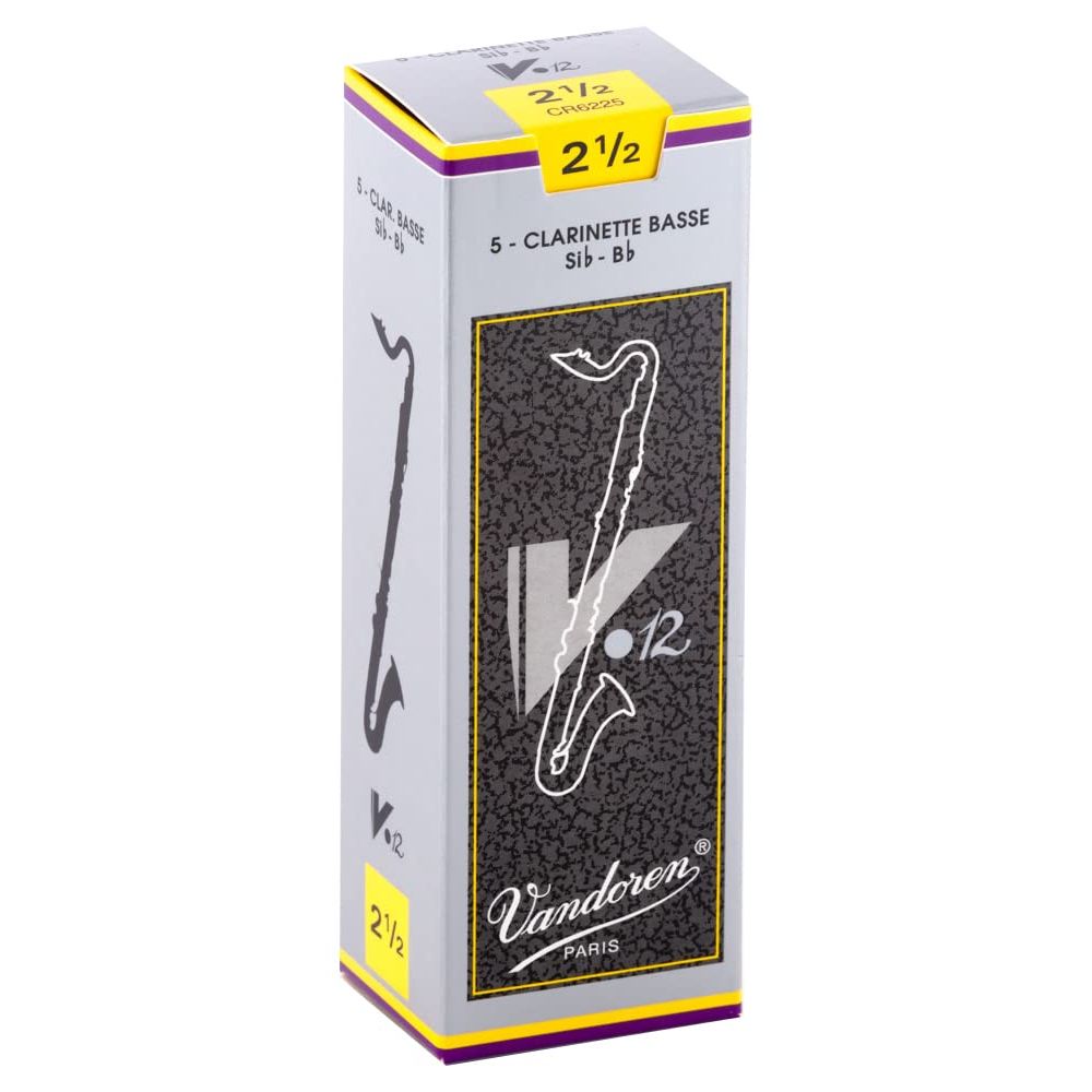 Vandoren V12 Bas Klarnet Kamışı (5li) No.2,5 1
