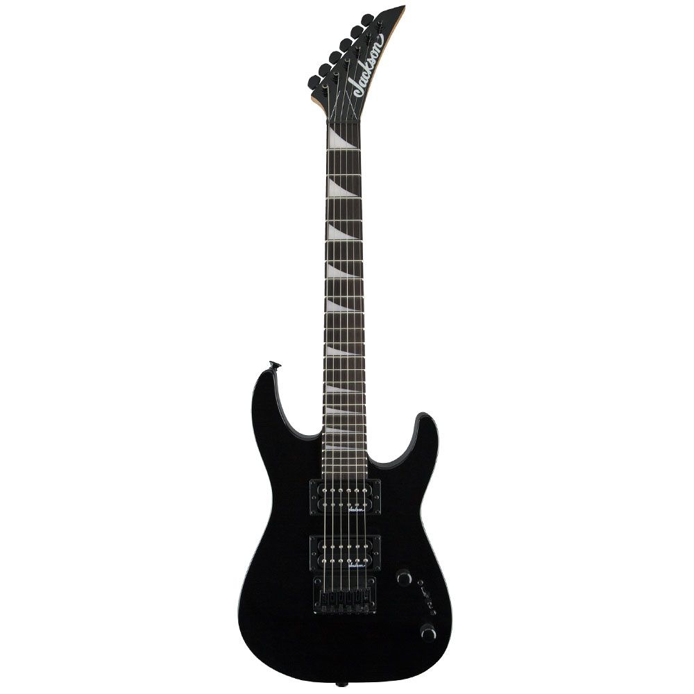Jackson JS Dinky Minion JS1X Amaranth Klavye Gloss Black Elektro Gitar 1