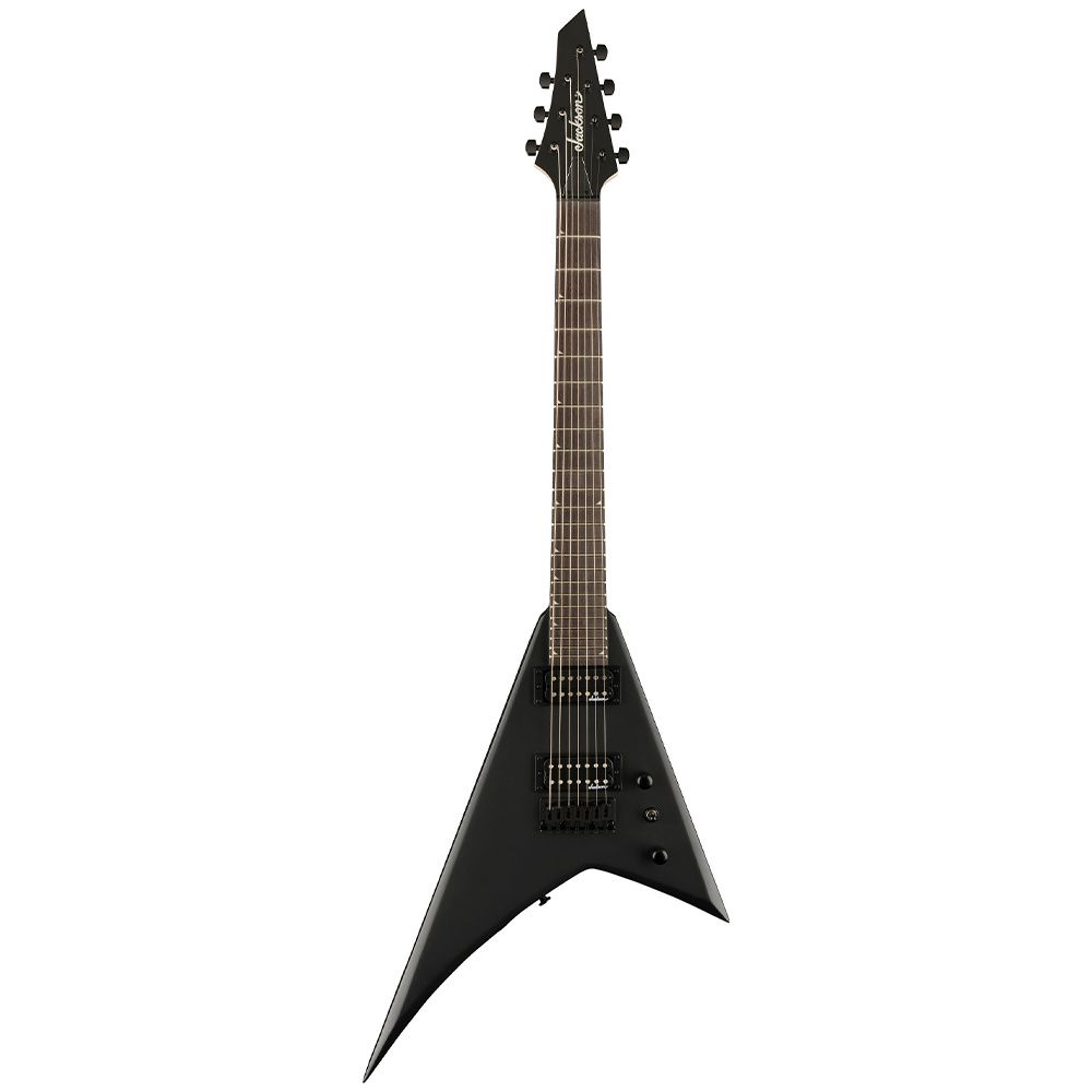 Jackson JS22-7 Rhoads RR HT Amaranth Klavye Satin Black Elektro Gitar 1