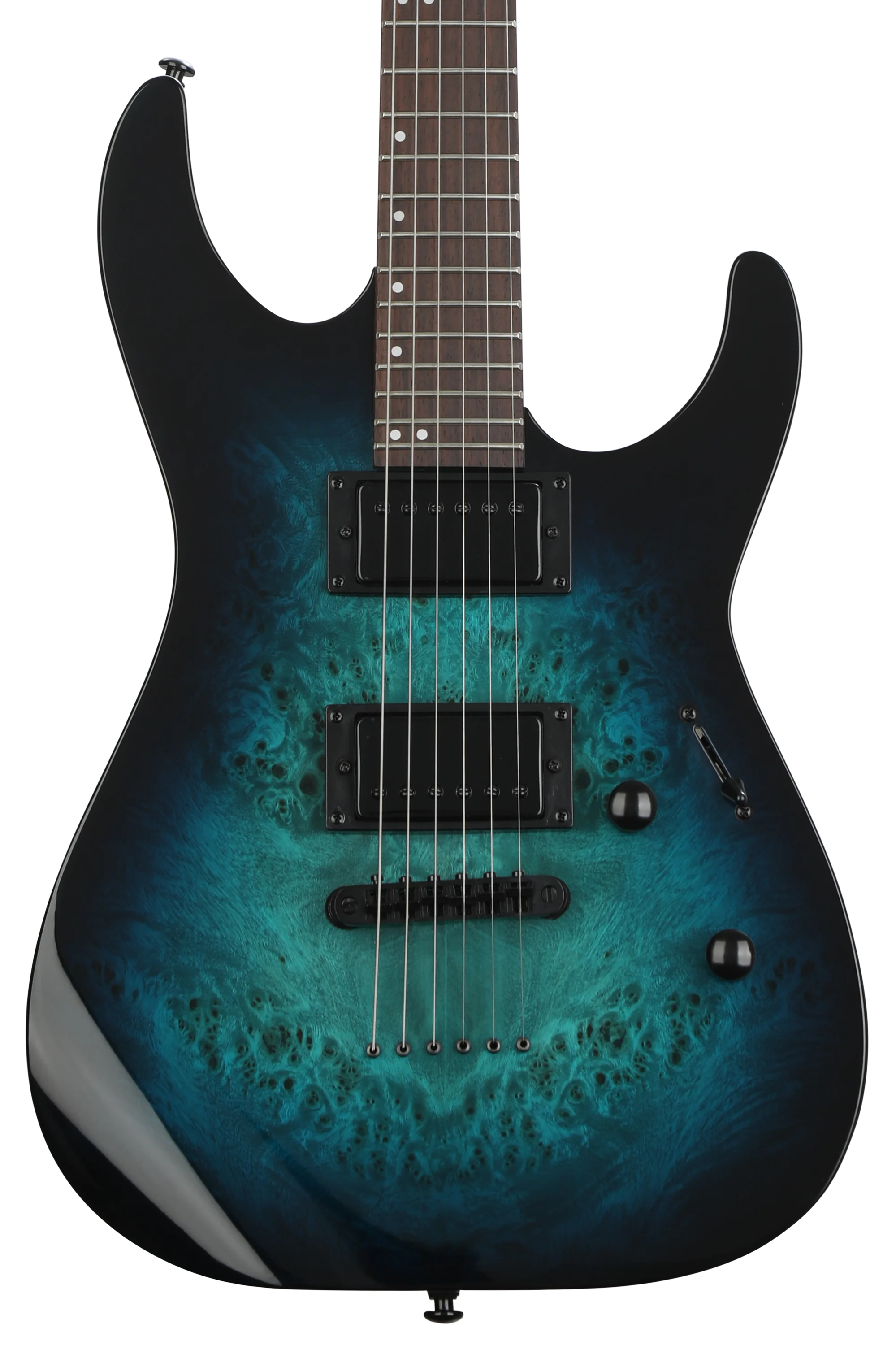 ESP LTD M-200DX NT Blue Burst Elektro Gitar 1