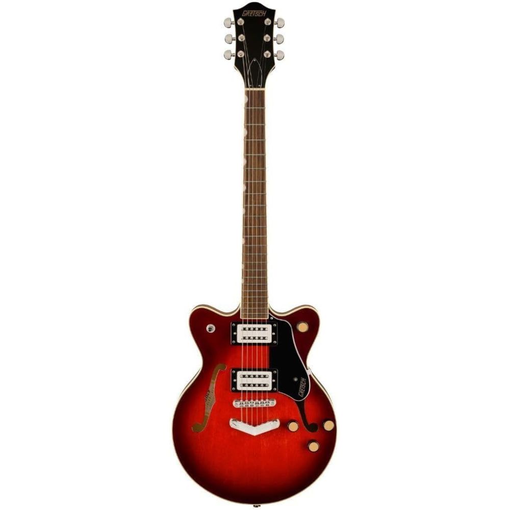 Gretsch G2655 Streamliner CB JR DC Claret Burst Elektro Gitar 1