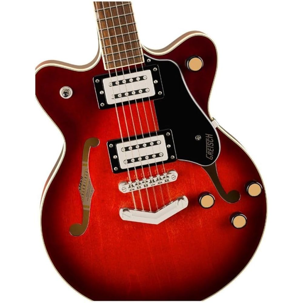 Gretsch G2655 Streamliner CB JR DC Claret Burst Elektro Gitar 3