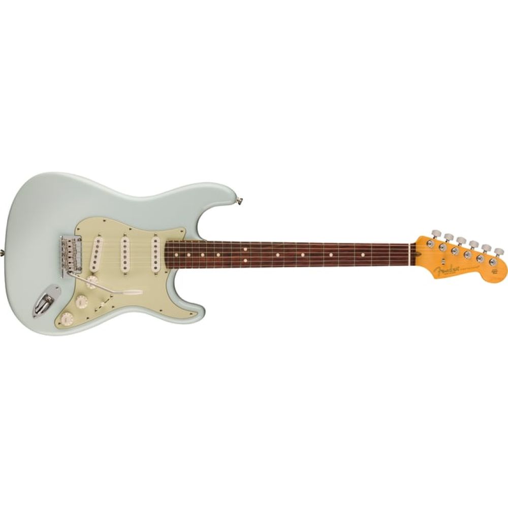 Fender Limited Edition American Professional II Stratocaster Gülağacı Klavye Sonic Blue Elektro Gitar 1