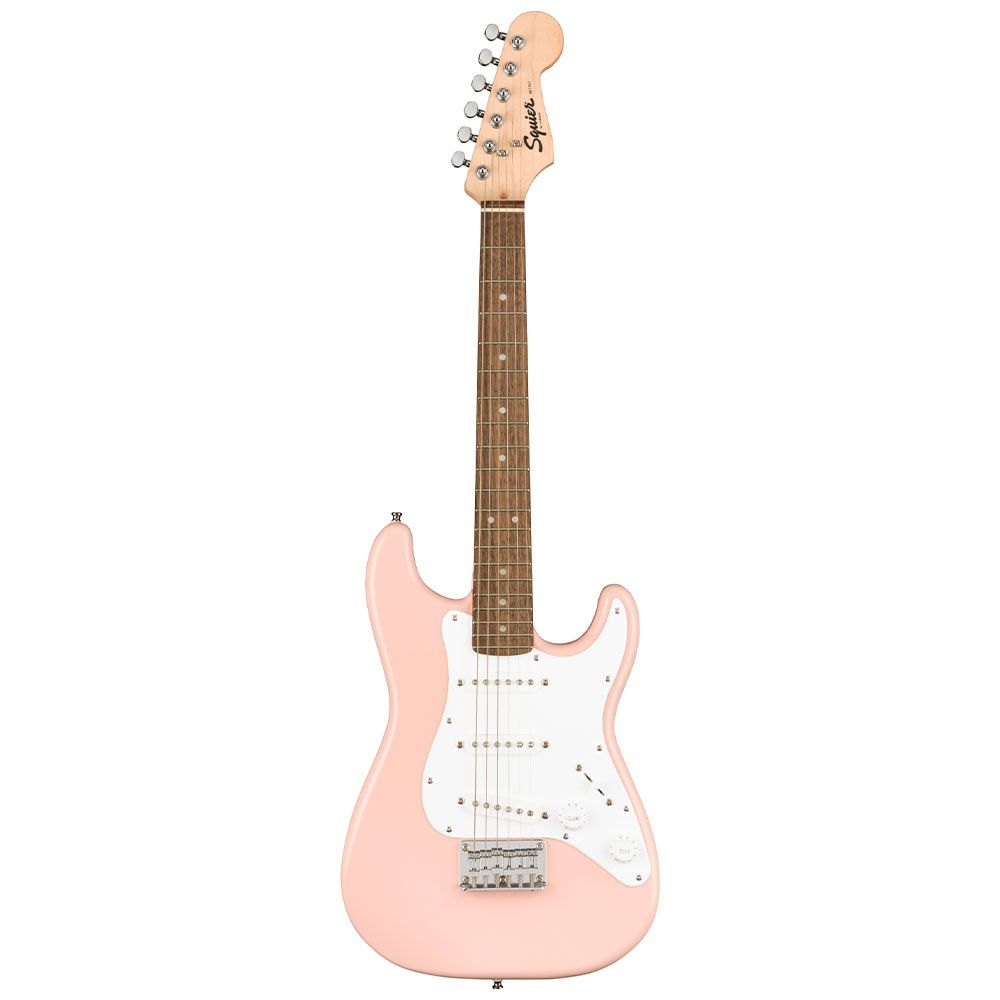Squier Mini Stratocaster Laurel Klavye Shell Pink Elektro Gitar 1