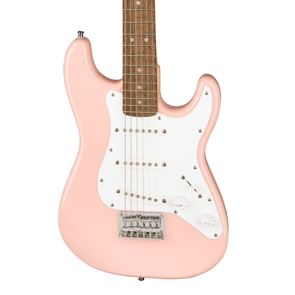 Squier Mini Stratocaster Laurel Klavye Shell Pink Elektro Gitar 3