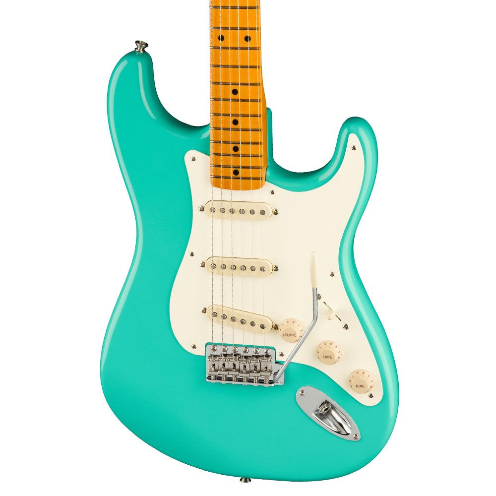 Fender American Vintage II 1957 Stratocaster Akçaağaç Klavye Sea Foam Green Elektro Gitar 4