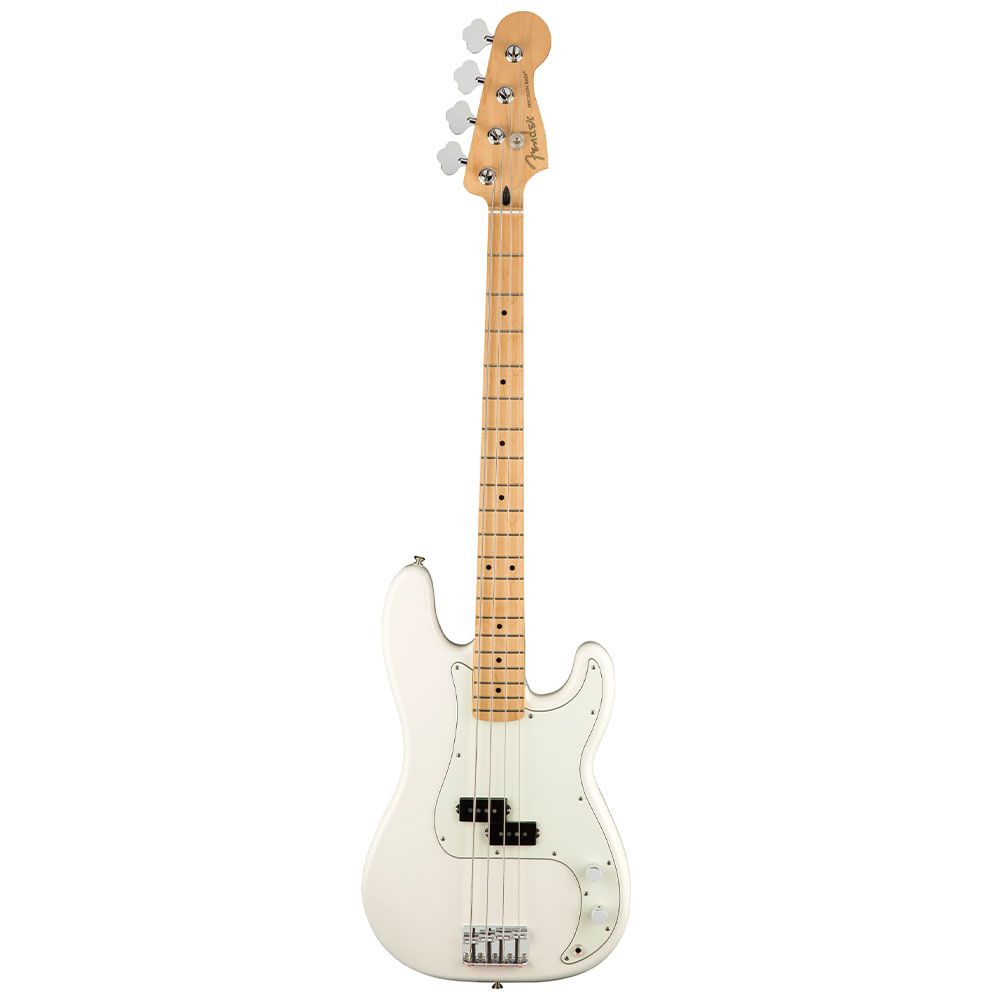Fender Player II Precision Bass Gülağacı Klavye Polar White Bas Gitar 1
